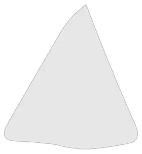 29710blc Oer Authorized 1964-66 Mustang Quarter Window Glass Clear Convertible Drivers Side 29710blc Oer Authorized 1964-66 Mustang Quarter Window Glass Clear Convertible Drivers Side