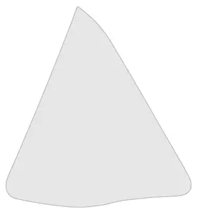 29710brc Oer Authorized 1964-66 Mustang Quarter Window Glass Clear Convertible Passenger Side 29710brc Oer Authorized 1964-66 Mustang Quarter Window Glass Clear Convertible Passenger Side