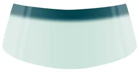 Dw762t Oer Authorized 1966-1970 Riviera Eldorado Toronado Windshield Glass Tinted With Shade And