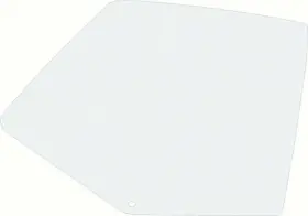 Nr4903c Oer Authorized 1973-74 Apollo Nova Omega Ventura Quarter Window Glass Coupe Hatchback Clear
