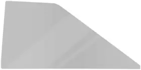 Nr704y Oer Authorized 1962-65 Chevy Ii / Nova 2 Door Hardtop Quarter Window Smoke Gray Tinted - Lh Or