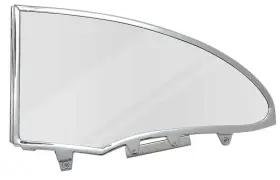 Tf42231a Oer Authorized 1955-57 2-door Hardtop Lh Clear Quarter Glass Assembly