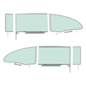 Tf42236c Oer For Chevy Bel Air 1955-1957 Side Glass Kit Tf42236c Oer For Chevy Bel Air 1955-1957 Side Glass Kit