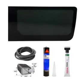 Ftset1-4724405-1fsdfr Omac Window Glass Fit Kit For Mercedes Sprinter 2006-2018 Right Sliding Fixed Door