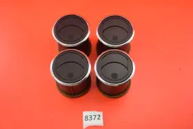 539866 Pontiac 848 408-2 B7 06-10 Solstice Dashboard A/c Air Vents Ducts Set Of 4 Chrome 539866 Pontiac 848 408-2 B7 06-10 Solstice Dashboard A/c Air Vents Ducts Set Of 4 Chrome