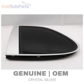 95554311119 Porsche 2003-2006 2008-2010 Cayenne - Rear Left Side Quarter Window / Glass