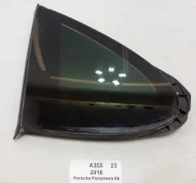 971.845.297 Porsche 2017-2023 Oem Panamera 4s 971 Rear Left Driver Quarter Window Glass 971.845.297 Porsche 2017-2023 Oem Panamera 4s 971 Rear Left Driver Quarter Window Glass