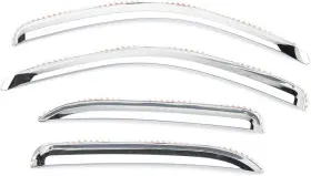 480056 Putco Chrome Window Deflectors Set Of 4 Fit Silverado Sierra 2007-14