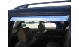 Putco 480402 Element Chrome Window Visors Front And Rear Set Of 4 Abs Plastic