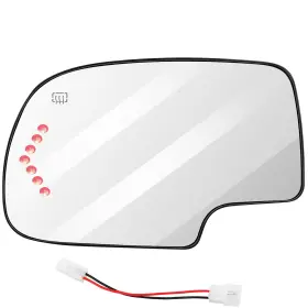 065092-5206-1139131 Scitoo Driver Side Mirror Glass For 2003-2007 Polished Finish