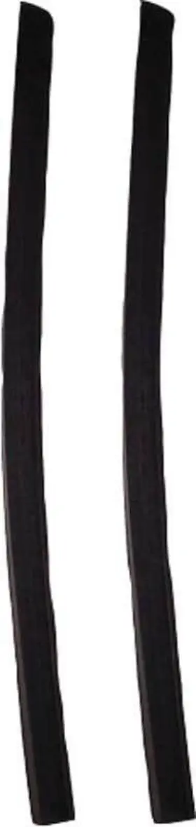 Ma9863 Soffseal 1967-69 Barracuda Quarter Window Glass Vertical Seals - Hardtop Pair