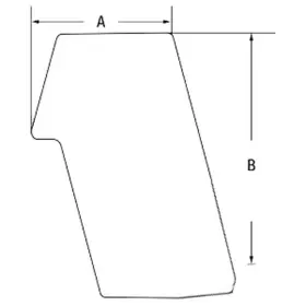 6691001 Stevens Lake Parts Left Rear Side Glass Window Fits Bobcat T110 T140 T180 T190 T200 T250 T300 T 6691001 Stevens Lake Parts Left Rear Side Glass Window Fits Bobcat T110 T140 T180 T190 T200 T250 T300 T