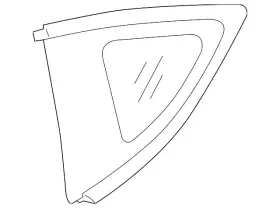 65209ca000 Subaru Genuine Quarter Glass