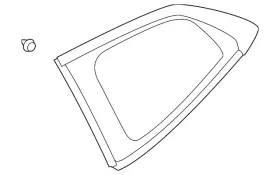 65209xc01a Subaru Genuine Quarter Glass 65209xc01a Subaru Genuine Quarter Glass