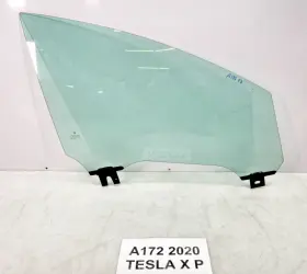 1028823-00-j Tesla 2016-2020 Oem Model X Front Right Passenger Side Door Window Glass