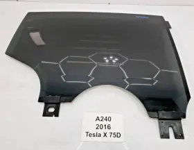 1052716-00-d Tesla 2016-2020 Model X Rear Right Passenger Side Door Window Glass Tinted