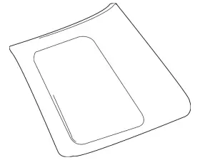 62730-35153 Toyota Genuine Quarter Glass 62730-35153 Toyota Genuine Quarter Glass