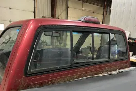 6481089109 Toyota 89-95 Pickup Manual Sliding Non-heated Rear Back Glass Window Only