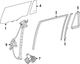 68123-0e160 Toyota Genuine Fixed Glass 68123-0e160 Toyota Genuine Fixed Glass