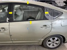 Fd22247gt Toyota 04-09 Prius Driver Left Rear Side Door Glass Window Only Fd22247gt Toyota 04-09 Prius Driver Left Rear Side Door Glass Window Only