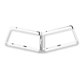 29130 United Pacific Windshield Trim Stainless Steel For 1987 Peterbilt