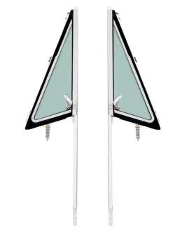 D120673-74 United Pacific Tinted Wing Vent Window Assembly Set For 1968-1972 Chevy Gmc Trucks