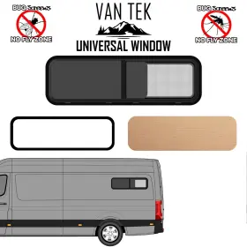 4212l Van Tek Glass 4212r Mercedes Sprinter Driver Sliding Bunk Window 43 X 13 With Fly Screen 4212l Van Tek Glass 4212r Mercedes Sprinter Driver Sliding Bunk Window 43 X 13 With Fly Screen