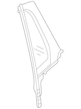 11a-845-213-e-5ap Volkswagen Genuine Fixed Glass