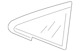 5g0-845-411-e-nvb Volkswagen Genuine Fixed Glass