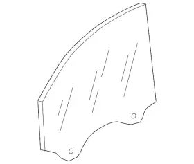 5nn-845-202-a Volkswagen Genuine Movable Glass 5nn-845-202-a Volkswagen Genuine Movable Glass