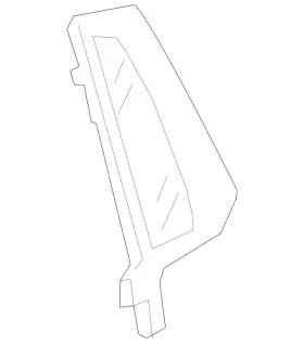 5nn-845-214-k Volkswagen Genuine Fixed Glass 5nn-845-214-k Volkswagen Genuine Fixed Glass