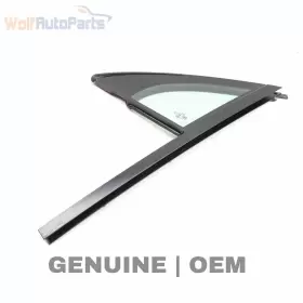 7p0845113d Volkswagen 2011-2018 Porsche Cayenne - Front Left Door Quarter Window Glass / Seal