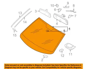 5n0845011agnvb Volkswagen Oem Vw 12-15 Tiguan-windshield Glass