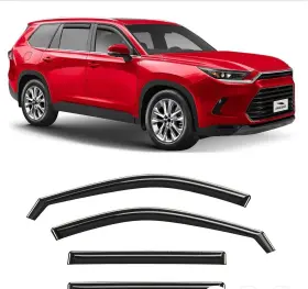 200443 Voron Glass In-channel Extra Durable Rain Guards For Toyota Highlander 2020-2 200443 Voron Glass In-channel Extra Durable Rain Guards For Toyota Highlander 2020-2
