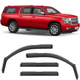 200539 Voron Glass In-channel Extra Durable Rain Guards For Chevrolet Chevy Suburb