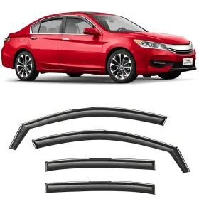 200649 Voron Glass In-channel Extra Durable Rain Guards For Honda Accord 2013-2017 S 200649 Voron Glass In-channel Extra Durable Rain Guards For Honda Accord 2013-2017 S