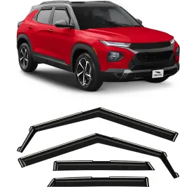 200678 Voron Glass In-channel Extra Durable Rain Guards For Chevrolet Chevy Trailb