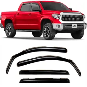 220083 Voron Glass In-channel Extra Durable Rain Guards For Trucks Toyota Tundra 200