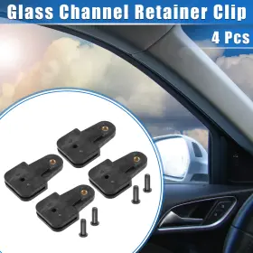 X0.55 X Autohaux 716058762967 4 Pcs Universal Car Window Door Glass Channel Retainer Clip 2.91 Inch X1.77