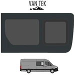Mercedes Sprinter Driver Side Flush Sliding Window With Fly Screen New. Price: $766.03.