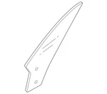 Genuine Mazda Vent Glass NE51-58-661B New. Price: $52.00.