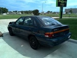 Passenger Right Rear Door Glass Sedan Manual Fits 94-96 Escort 80056 Used. Price: $78.00.