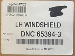 Freightliner Lh Windshield Glass Dnc 65394-3 New. Price: $199.99.