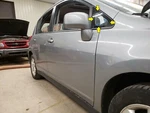 2007 Nissan Versa Passenger Right Front Windshield Pillar Vent Glass Window Only Used. Price: $100.00.