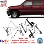 Front & Rear Power Window Regulators For 2000-2006 Silverado / Sierra 1500-3500 New. Price: $150.77.