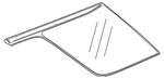 Genuine Gm Quarter Glass 26527632 New. Price: $102.69.