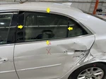 13-16 Chevy Malibu Driver Left Rear Side Door Glass Window Only Used. Price: $110.00.