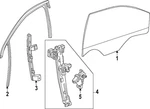 Genuine Gm Door Glass 26343501 New. Price: $68.14.