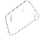 Genuine Nissan Side Panel Glass 83307-EA50A New. Price: $156.53.