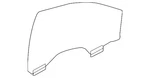 Genuine Gm Front Passenger Side Door Window 84433965 New. Price: $720.89.